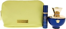 Versace Pour Femme Dylan Blue - Duftset (Eau de Parfum 100ml + Eau de Parfum 10ml + Kosmetiktasche) — Bild N3