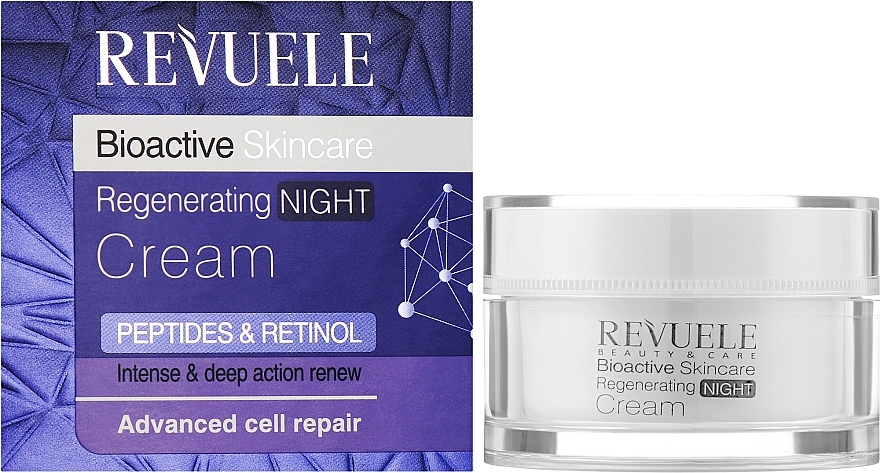 Regenerierende Nachtcreme mit Peptiden und Retinol - Revuele Bioactive Skincare Regenerating Night Cream — Bild N2