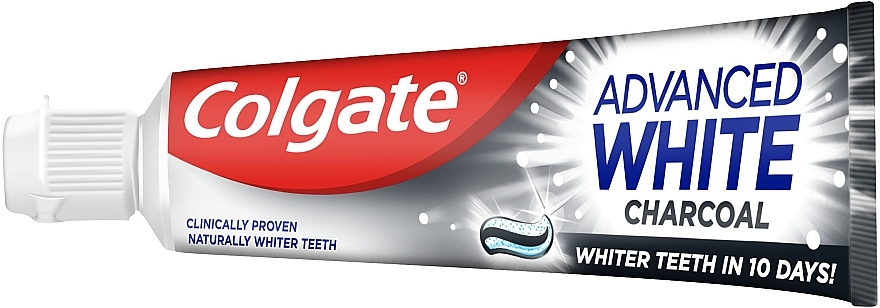 Aufhellende Zahnpasta mit Aktivkohle - Colgate Advanced White Charcoal — Bild N3