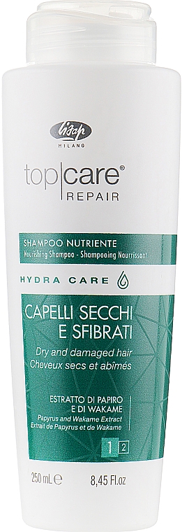 Intensiv pflegendes Shampoo - Lisap Top Care Repair Hydra Care Nourishing Shampoo — Bild N1