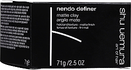 Düfte, Parfümerie und Kosmetik Mattierende Haarstylingpaste - Shu Uemura Art Of Hair Nendo Definer Matt Clay