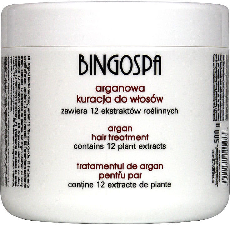 Haarmaske mit Arganöl - BingoSpa Argan Hair Treatment