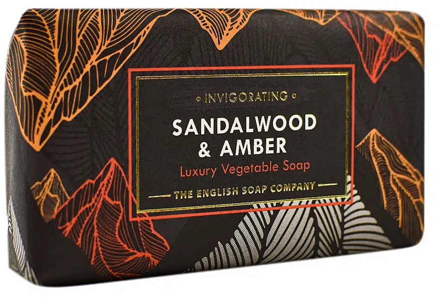 Seife Sandelholz und Bernstein - The English Soap Company Radiant Collection Sandalwood & Amber Soap — Bild N1