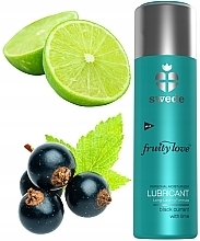 Düfte, Parfümerie und Kosmetik Gleitmittel mit schwarzer Johannisbeere und Limette - Swede Fruity Love Lubricant Black Currant Lime