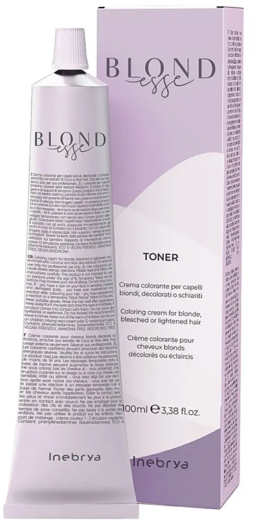 Cremetoner für blondes Haar - Inebrya Blondesse Toner  — Bild N1