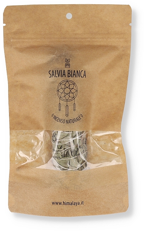 Natürlicher Weihrauch aus weißem Salbei - Salvia Bianca White Sage Smudge — Bild N1