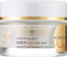 Straffende Gesichtscreme für die Nacht 50+ - Bielenda Chrono Age 24H Firming Anti-Wrinkle Night Cream — Bild N1