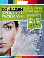 Kollagen-Maske für das Gesicht mit Silberpartikeln - Beauty Face Collagen Hydrogel Mask — Bild N1