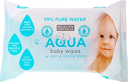 Düfte, Parfümerie und Kosmetik Feuchtigkeitsspendende Baby-Feuchttücher mit Bio Aloe Vera und Kamille - Beauty Formulas Aqua Baby Wipes