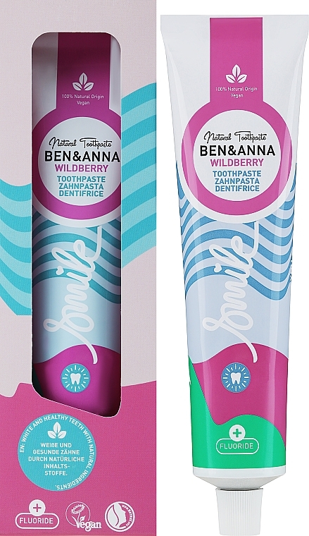Natürliche Zahnpasta - Ben & Anna Natural Toothpaste Wildberry — Bild N3