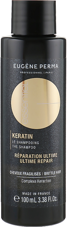 Shampoo mit Keratin für sprödes, geschädigtes Haar - Eugene Perma Essentiel Keratin Ultime Repair Shampoo — Bild N1