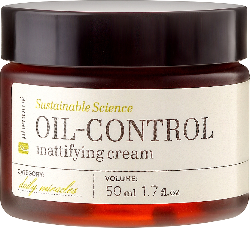Feuchtigkeitsspendende und mattierende Gesichtscreme - Phenome Sustainable Science Oil-Control Mattifying Cream — Bild N2