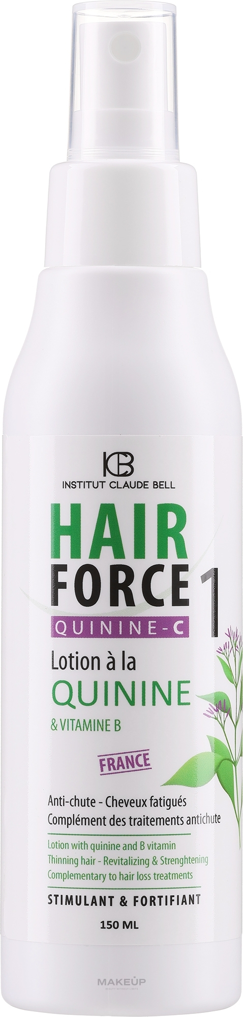 Anti-Haarausfall-Lotion mit Chinin C - Institut Claude Bell Hair Force One Quinine C Lotion — Bild 150 ml