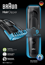 Haarschneider schwarz-blau - Braun HairClipper HC5010 Black — Bild N4