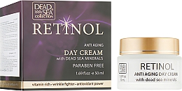 Düfte, Parfümerie und Kosmetik Anti-Aging Tagescreme mit Retinol und Mineralien aus dem Toten Meer - Dead Sea Collection Retinol Anti Aging Day Cream