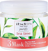 Düfte, Parfümerie und Kosmetik Reinigende und entzündungshemmende Fußmaske mit Teebaumextrakt - IBD Tea Tree Purify Pedi Spa Mask
