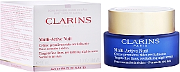 Düfte, Parfümerie und Kosmetik Revitalisierende Nachtcreme bei ersten Falten für trockene Haut - Clarins Multi-Active Night Cream Normal to Dry Skin