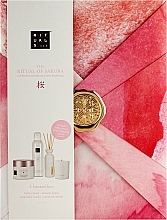 Düfte, Parfümerie und Kosmetik Set - RituaThe Ritual Of Sakura Set (Schäumendes Duschgel 200 ml + Raumerfrischer 70 ml + Körpercreme 200 ml + Duftkerze 140 g)
