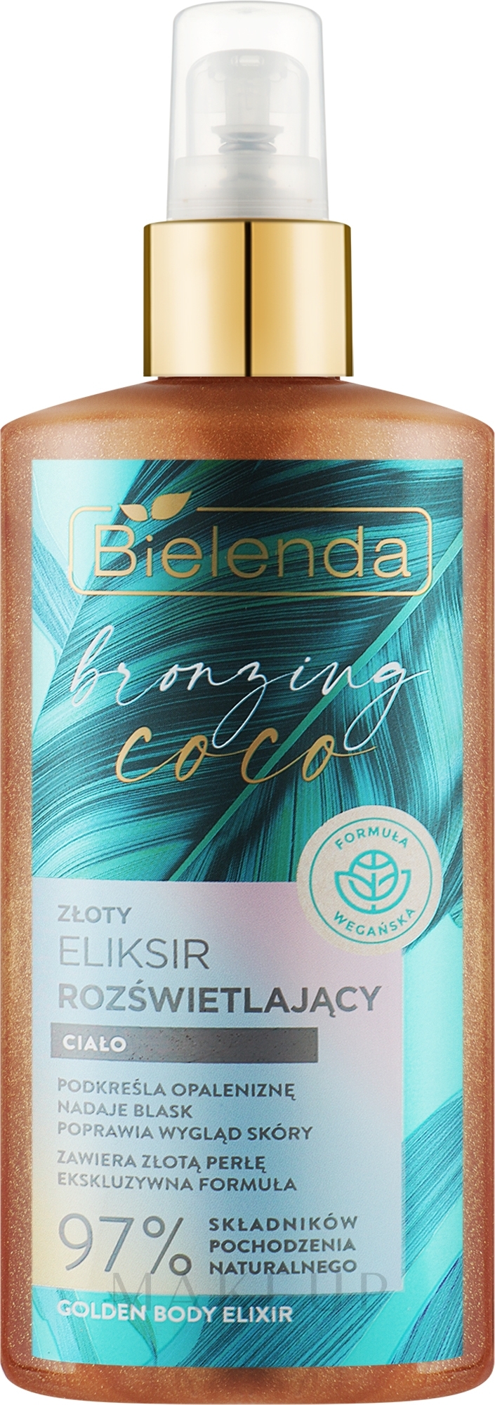 Goldenes Körperelixier - Bielenda Bronzing Coco Golden Body Elixir — Bild 150 ml
