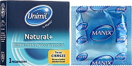 Düfte, Parfümerie und Kosmetik Kondome Natural Easy-Fit 3 St. - Unimil Natural