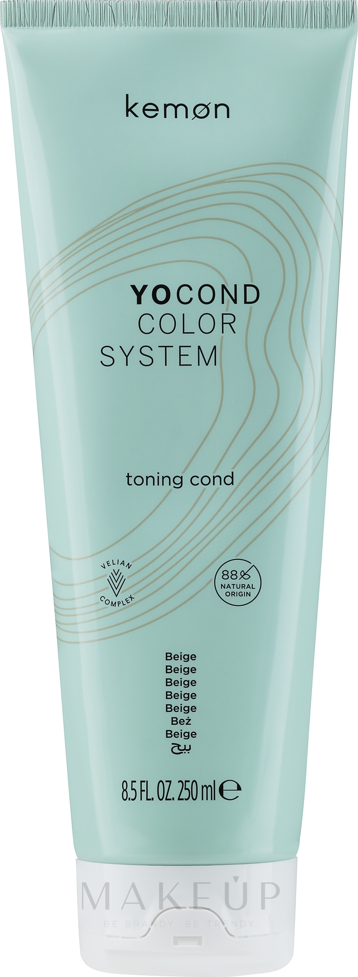 Feuchtigkeitsspendende und pflegende Haarspülung mit Joghurt- und Bambusextrakt - Kemon Yo Cond Color System — Bild 250 ml