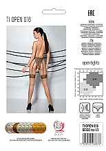 Erotische Strumpfhose mit Ausschnitt Tiopen 016 20 Den beige - Passion — Bild N2