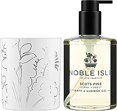 Noble Isle "Forest Bathing" Scots Pine + Pinewood - Duftset (Duschgel 250ml + Kerze 200g)  — Bild N2