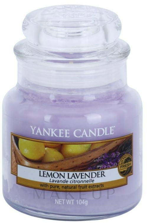 Duftkerze im Glas Lemon Lavender - Yankee Candle Lemon Lavender Jar — Bild 104 g
