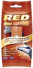 Einwegrasierer für Damen 5 St. - Mattes Red For Man Exclusive  — Bild N1