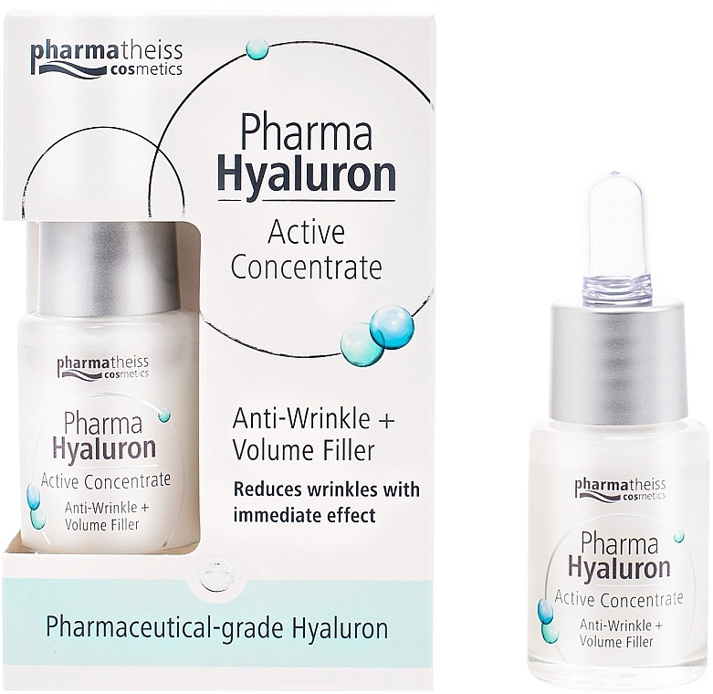 Straffendes Gesichtsserum mit Hyaluronsäure - Pharma Hyaluron Pharmatheiss Cosmetics Active Concentrate Anti-wrinkle + Volume Filler — Bild N3