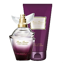 Düfte, Parfümerie und Kosmetik Avon Rare Flowers Night Orchid - Duftset (Eau de Parfum 50ml + Körperlotion 150ml)