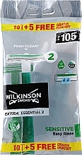Einwegrasierer 15 St. - Wilkinson Sword Extra Essential 2 Sensitive  — Bild N1