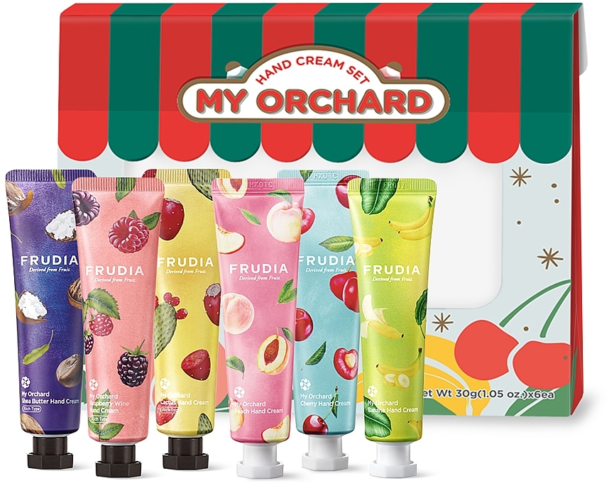 Handpflegeset Obstmesse - Frudia My Orchard Hand Cream Set (h/cr/6*30g) — Bild N1