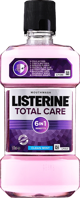 6in1 Antibakterielle Mundspülung - Listerine Total Care