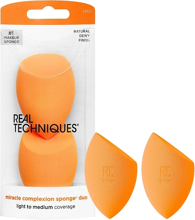 Make-up Schwamm 2 St. - Real Techniques 2 Pack Miracle Complexion SPNG — Foto N1