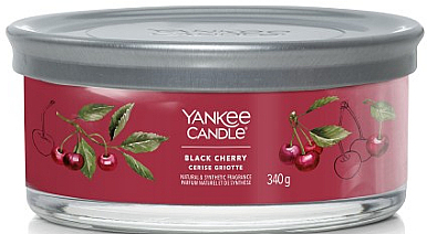 Duftkerze im Glas Black Cherry mit 5 Dochten - Yankee Candle Singnature — Bild N1