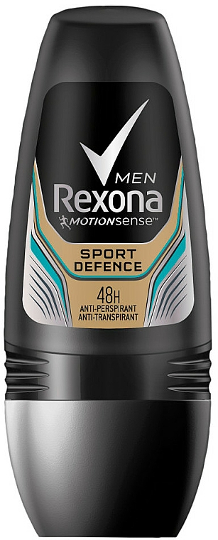 Deo Roll-On Antitranspirant - Rexona Sport Defence Deodorant Roll-On  — Bild N1