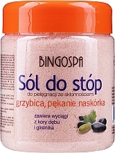 Düfte, Parfümerie und Kosmetik Fußbadesalz gegen Pilzinfektionen, Hautrisse und Schwitzen - BingoSpa Salt For Feet