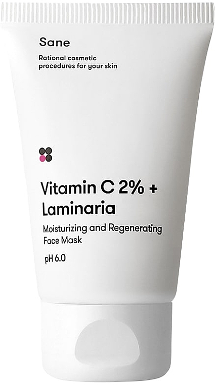 Feuchtigkeitsspendende Gesichtsmaske mit Vitamin C - Sane Face Mask — Bild N1