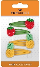Klick-Klack Haarspange Erdbeere und Ananas 26690 - Top Choice — Bild N1