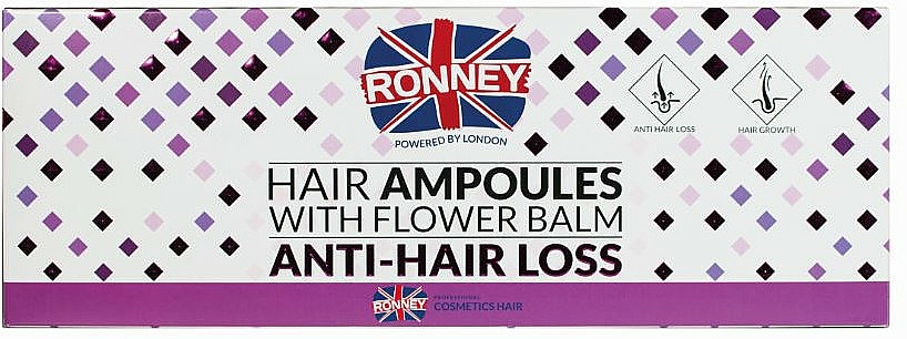 Ampullen gegen Haarausfall - Ronney Hair Ampoules With Flower Balm Anti-Hair Loss — Bild N2