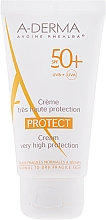 Sonnenschutzcreme für den Körper SPF 50+ - A-Derma Protect Cream Very High Protection SPF 50+ — Bild N2
