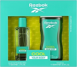 Düfte, Parfümerie und Kosmetik Reebok Cool Your Body Gift Set For Women - Duftset (Eau de Toilette 50ml + Duschgel 250ml) 