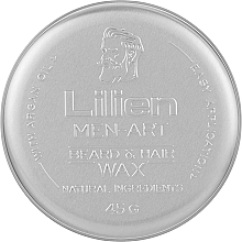 Düfte, Parfümerie und Kosmetik Wachs für Bart und Haare - Lilien Men-Art White Beard & Hair Wax