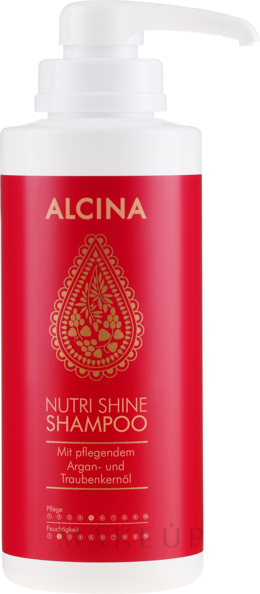Shampoo mit pflegendem Argan- und Traubenkernöl - Alcina Nutri Shine Shampoo — Bild 500 ml