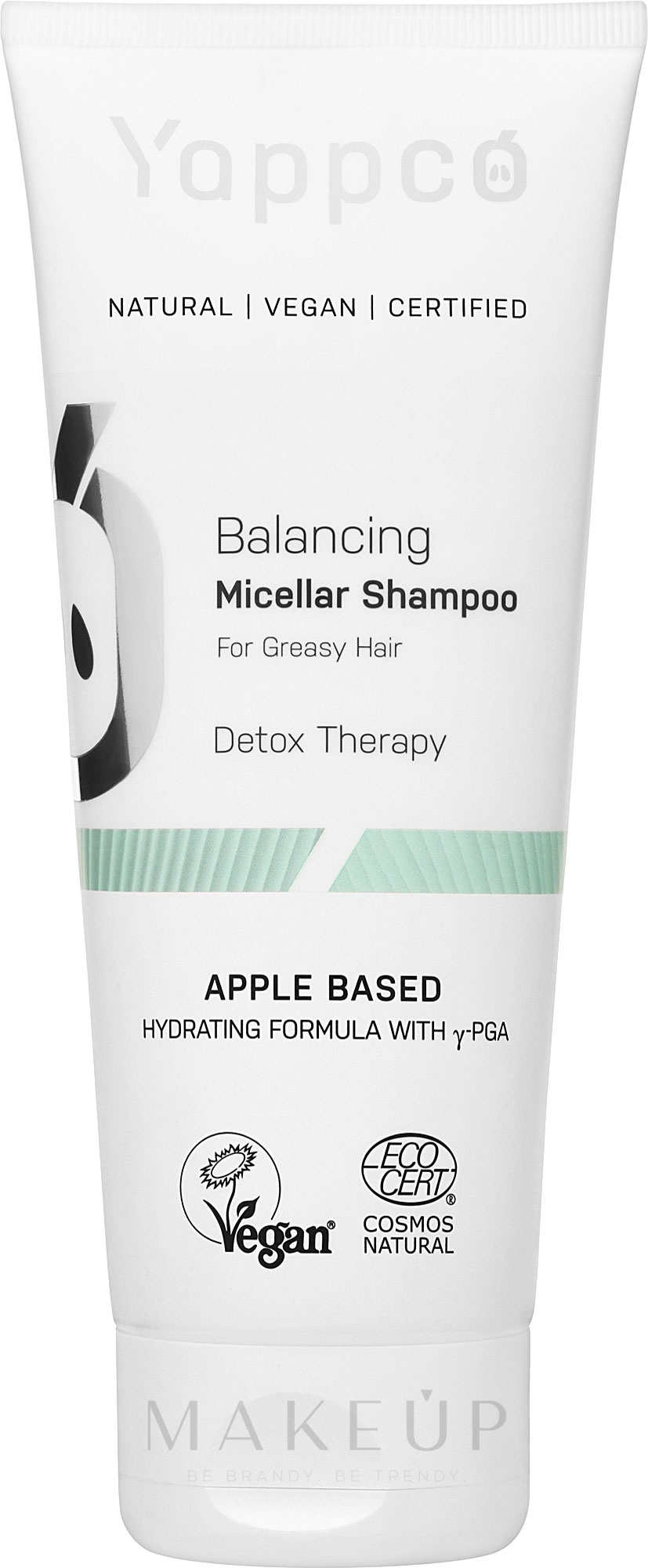 Balancierendes Mizellen-Shampoo für fettiges Haar - Yappco Balancing Hair Micellar Shampoo — Foto 200 ml