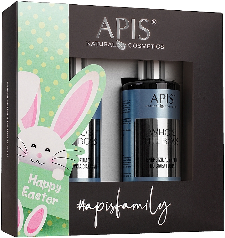 Körperpflegeset - APIS Professional Happy Easter Who's The Boss (Hand- und Körpercreme300ml + Duschgel 300ml) — Bild N1