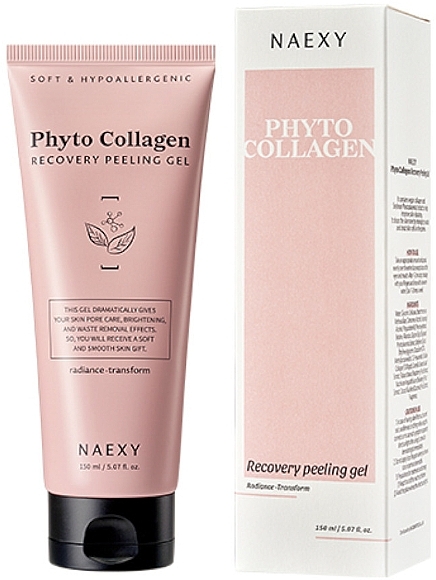 Gesichtspeeling-Gel mit Phytocollagen  - Naexy Phyto Collagen Recovery Peeling Gel  — Bild N1