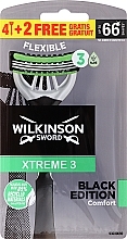 Düfte, Parfümerie und Kosmetik Rasierer - Wilkinson Sword Xtreme3 Black Edition 6x 