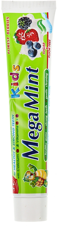 Schützende Kinderzahnpasta mit Waldbeere-Geschmack 3+ Jahre - Sts Cosmetics Mega Mint Kids